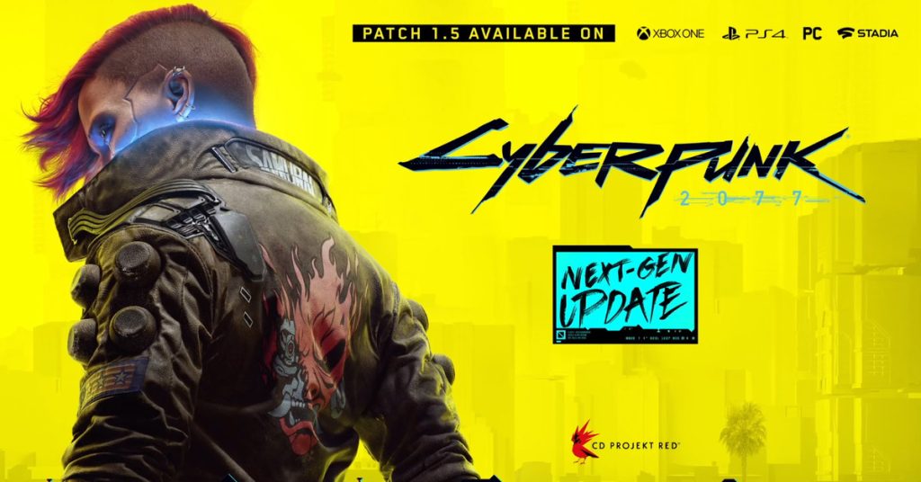 Cyberpunk 2077's next generation update is now available for PS5 and Xbox Series X/S.