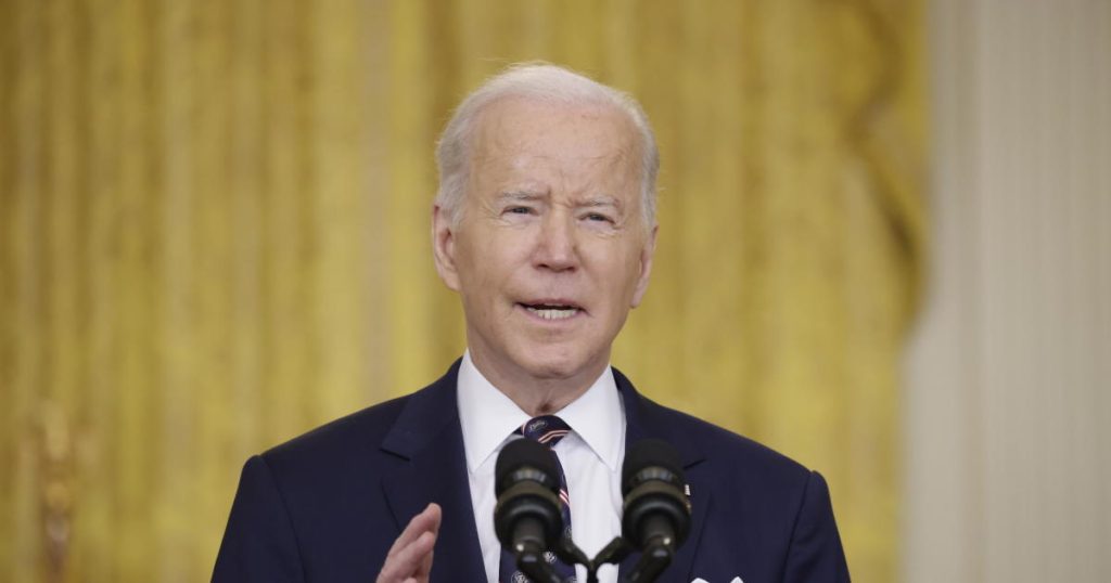 Biden addresses Russia's "unprovoked and unjustified" attack on Ukraine
