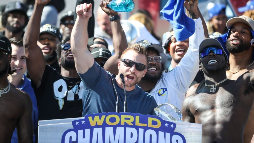 Sean McVay says he's committed to coaching the Los Angeles Rams, and won't pursue TV opportunities