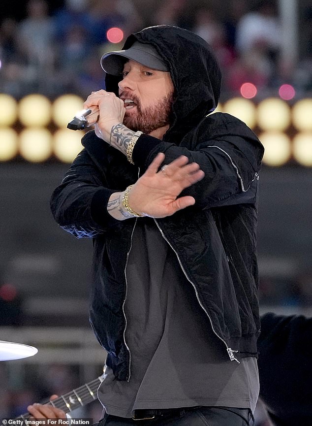 Super Bowl Halftime Show: 73.5 million new units come on the heels of Eminem's performance at the Super Bowl Halftime Show on February 13, 2022