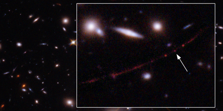 Hubble captures the most distant star observed so far