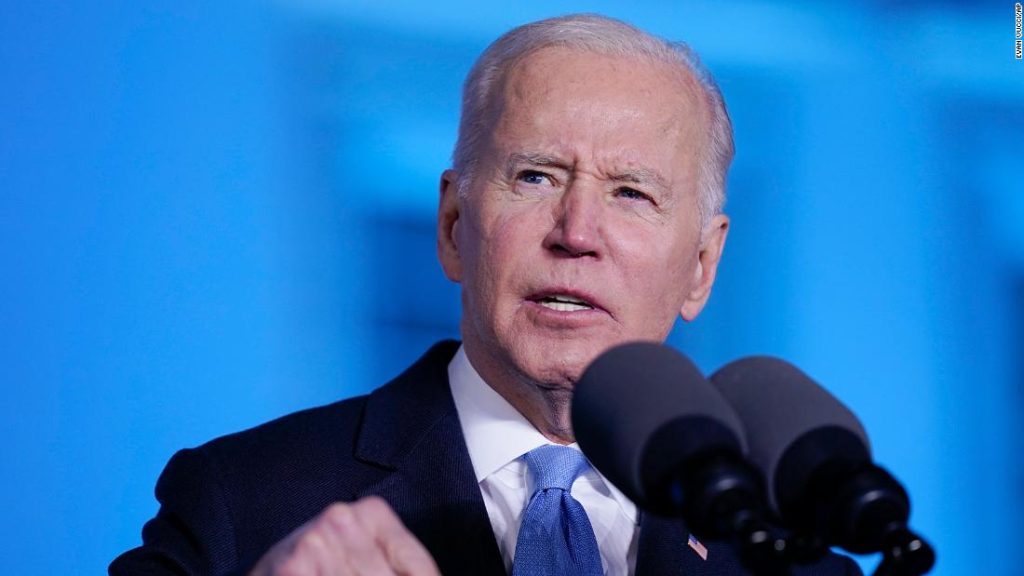Biden says he was "expressing my anger" but did not change policy when he said Putin "cannot stay in power."