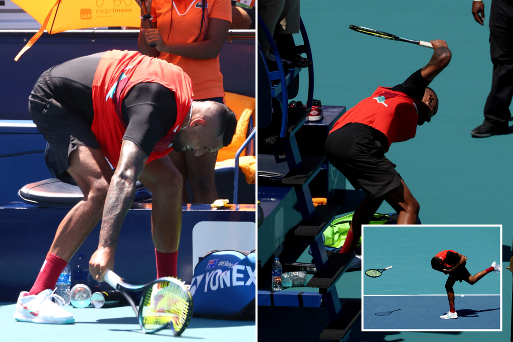 The collapse of the Miami Open played by Nick Kyrgios did not end with the match