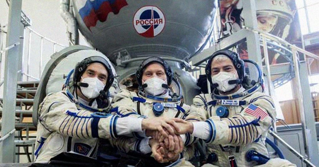 inappropriate!  A NASA astronaut is currently scheduled to return to Earth in a Russian spacecraft