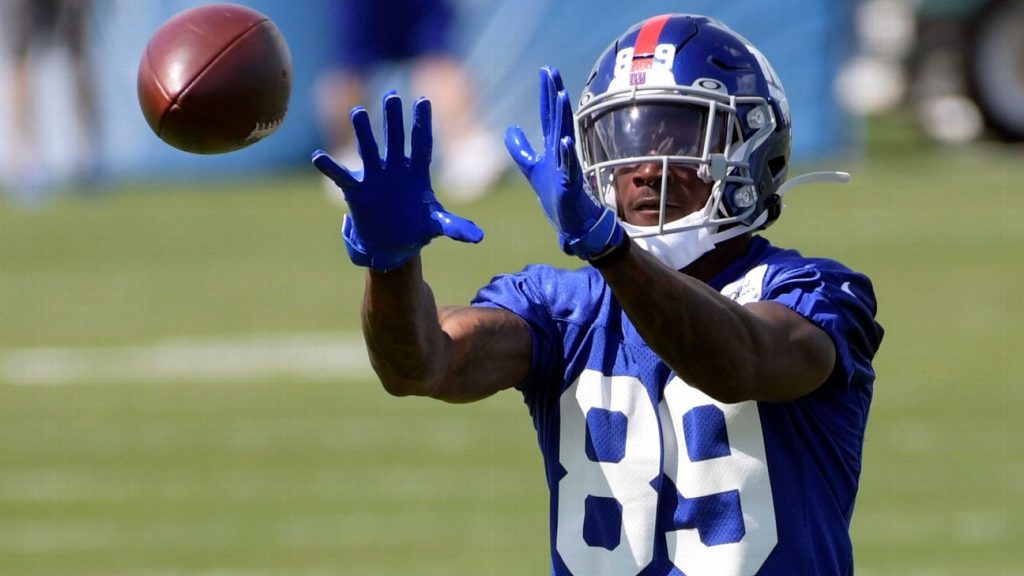 A source says New York Giants WR Kadarius Toney may be available in the trade