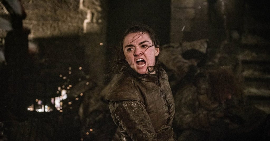 Maisie Williams gets upset with Arya Stark in Game of Thrones
