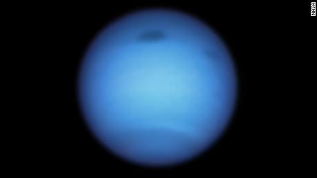 Hubble observes a massive storm on Neptune's reverse path
