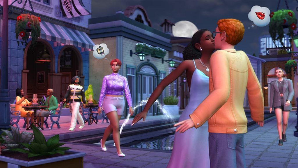 4 new sets of Sims rocking the evenings, for adults and kids Sims