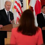 Biden’s comment on Taiwan hangs on top with leaders of Japan, India and Australia on the last day of his Asian trip