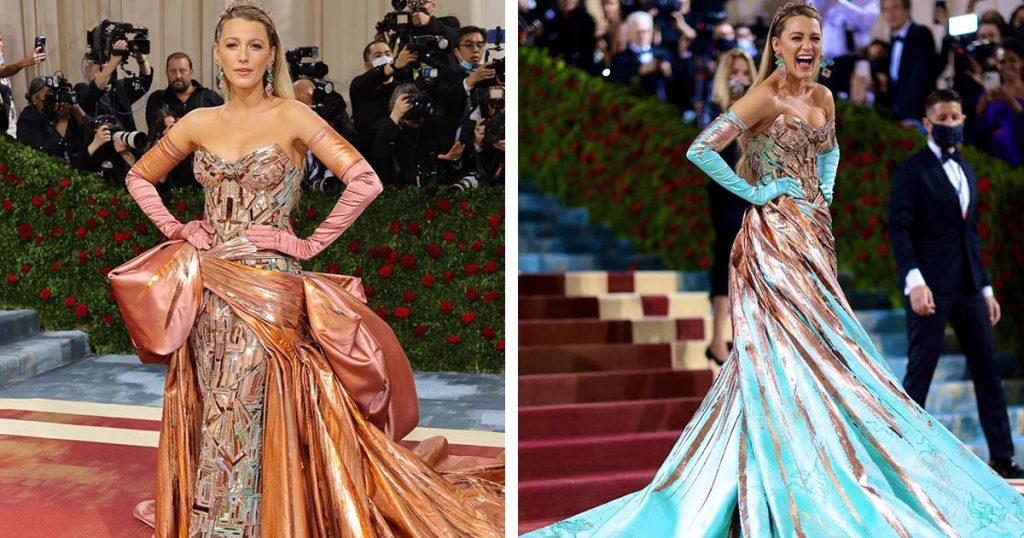 Blake Lively debuts her stunning change of dress at the Met Gala