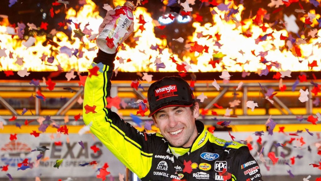 Ryan Blaney stuck to the All-Star win.  NASCAR regretted the late warning when the race was almost complete