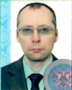 Photo of Boris Bondarev's passport