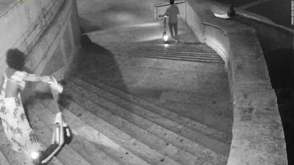 American tourists fined for vandalizing Spanish stairs with motorbikes