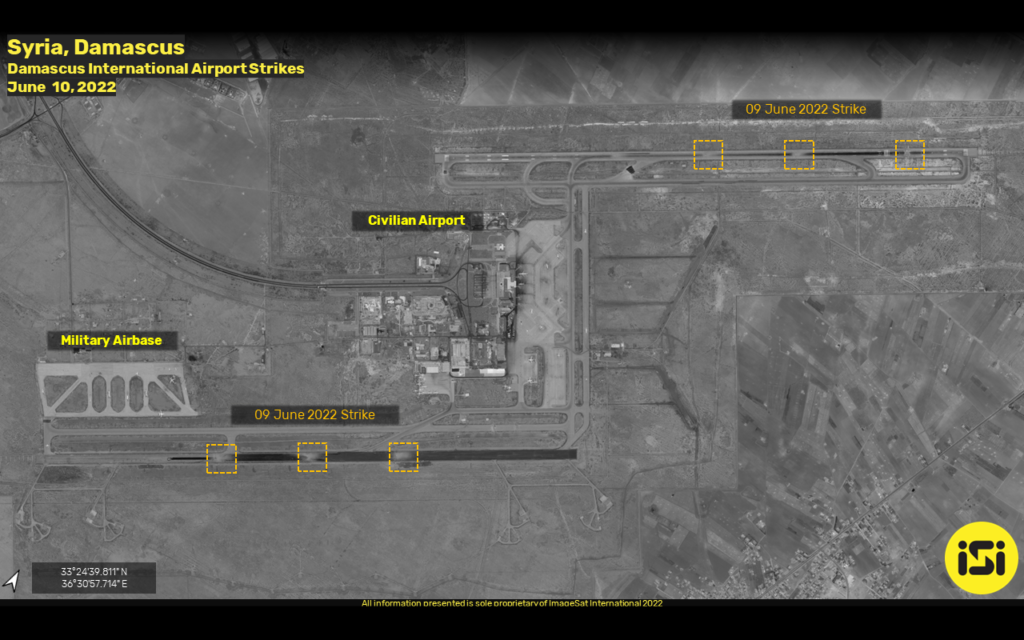 Russia attacks Israel, as satellite images show the "disabled" Damascus airport after the raid