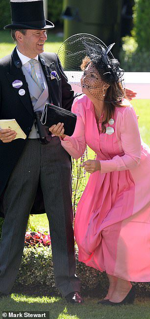 Carole Middleton was pretty in pink, and she chose to wear a pink dress for an Ascot look