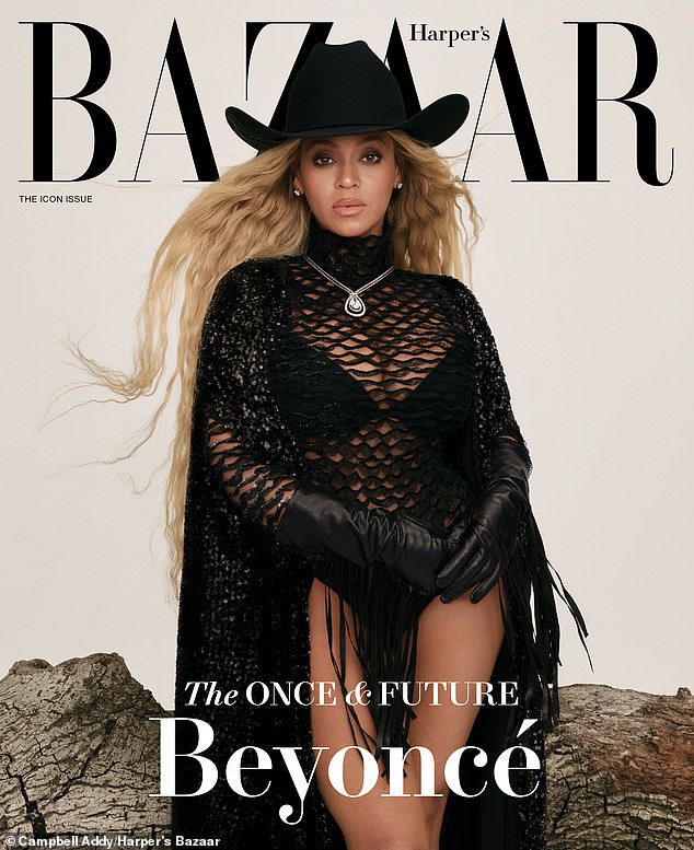 In her Harper's Bazaar cover story, singer Be Alive said: 'With all the isolation and injustice over the past year, I think we're all ready to run, travel, love and laugh again.  I feel a rebirth emerging, and I want to be a part of nurturing this escape in any way I can 