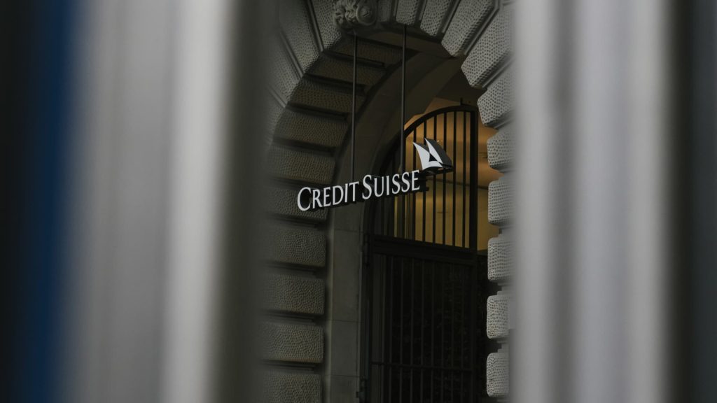 Credit Suisse issues a profit warning for the second quarter