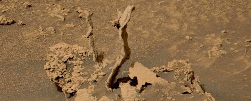 Curiosity has found some really strange looking twisted rock constellations on the surface of Mars