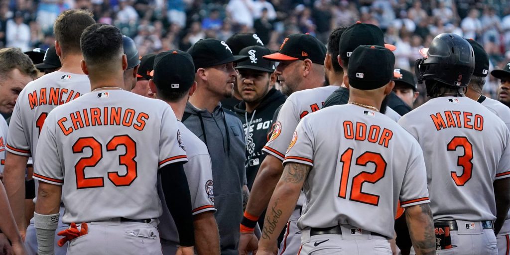 Hitting Jorge Matteo causes the White Sox Orioles to be evacuated