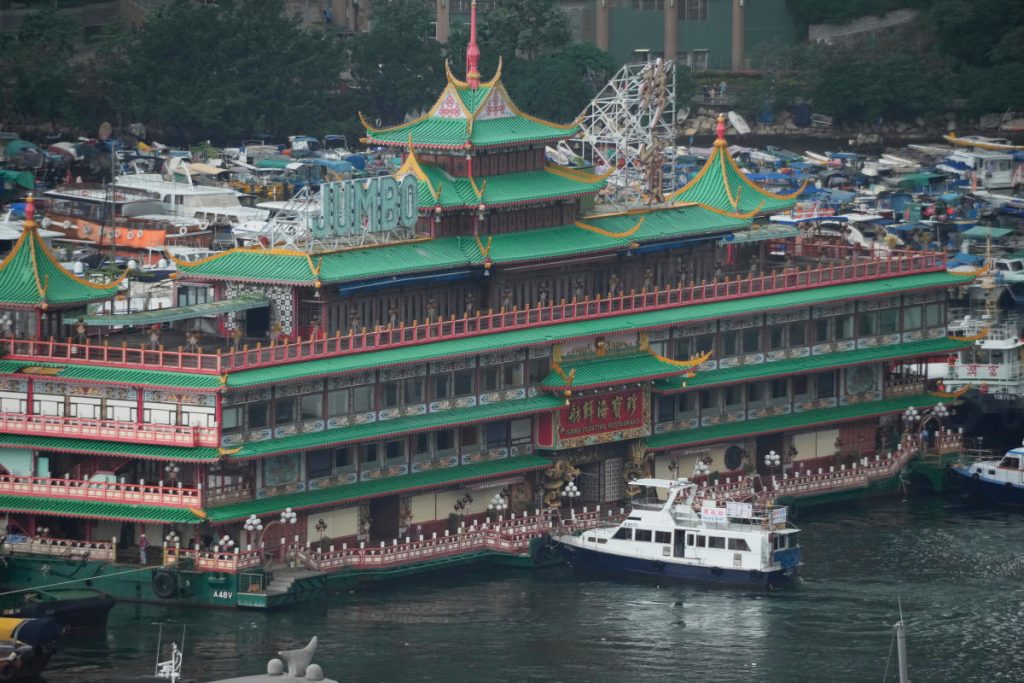 Hong Kong's famous floating jumbo restaurant capsizes at sea