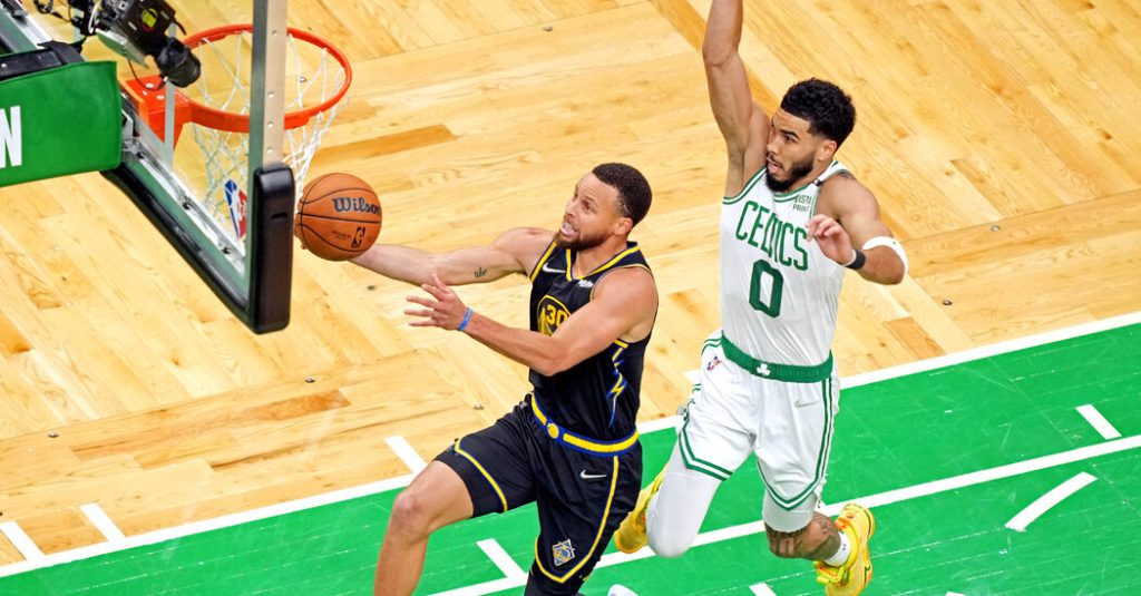 Stephen Curry's 43 points helped Golden State beat the Celtics in the NBA Finals