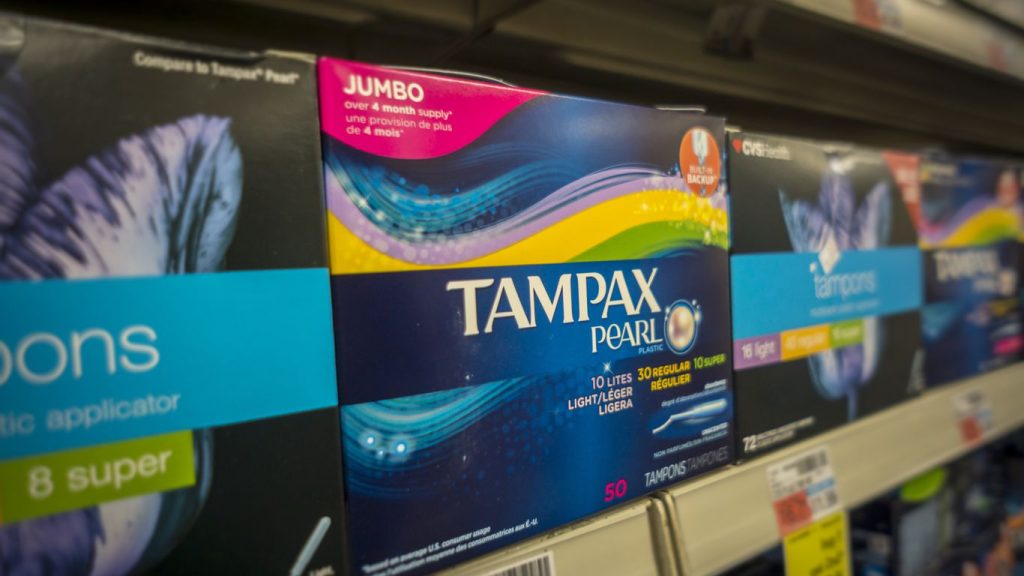 Supply chain problems and high demand lead to tampon shortage and product shortage