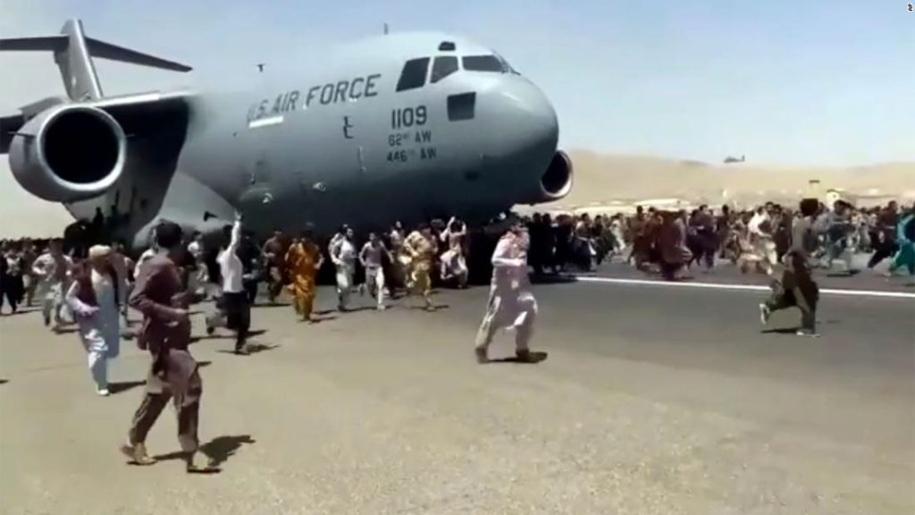 US Air Force evacuates crew after human remains were found on plane after Afghan evacuation flight