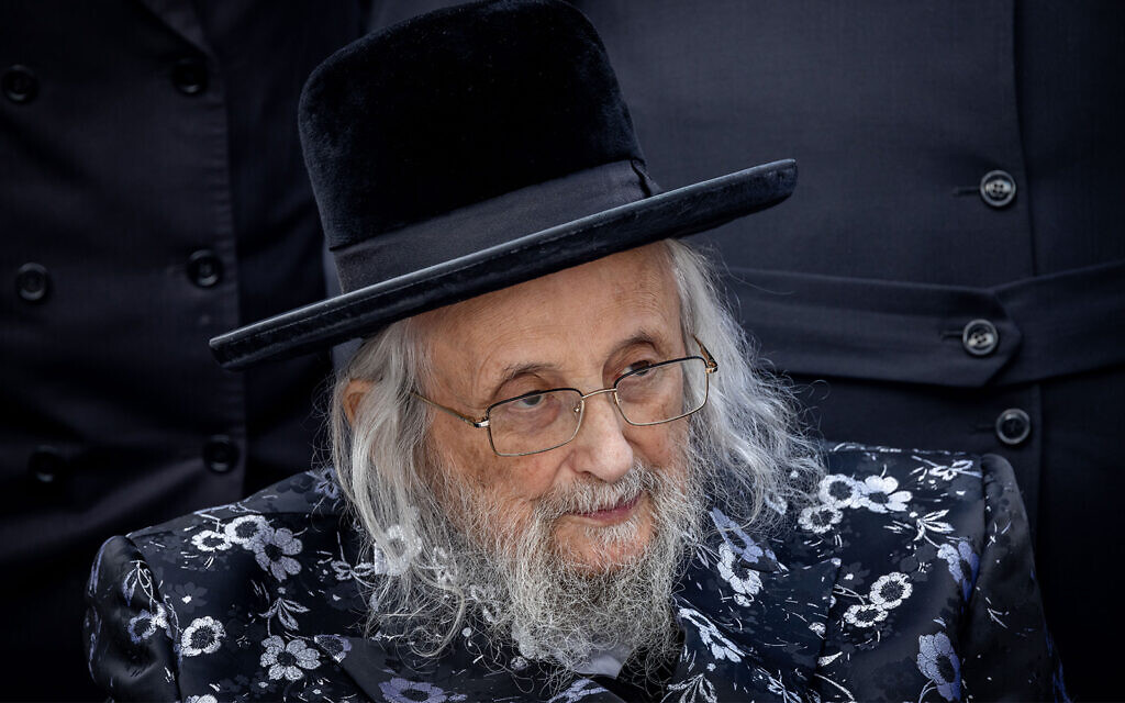 Rabbi Yitzgok Tuvia Weiss, prominent hardline militant leader, dies at 95