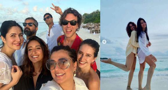 Katrina Kaif enjoys a "Birthday Party" at the seaside with Vicky Kaushal, Ileana D'Cruz and a gang;  photo