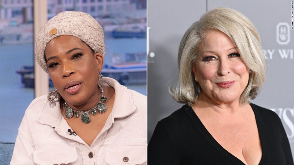 Missy Gray and Bette Midler face backlash over comments criticized as transphobic.