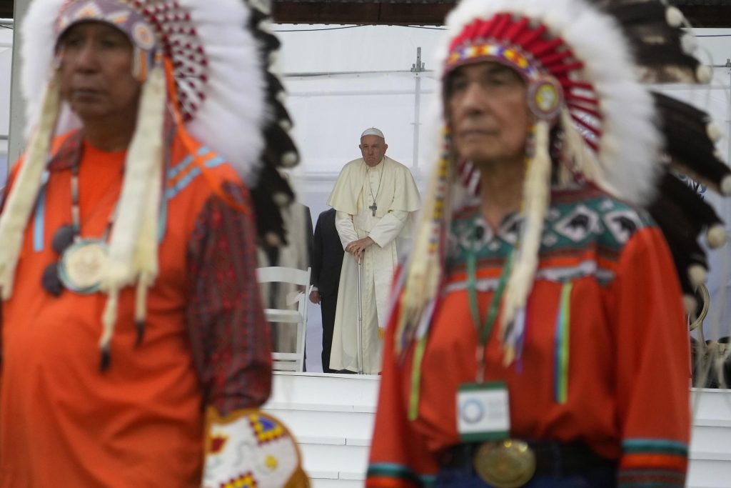 Pope apologizes for 'devastating' abuse in schools in Canada