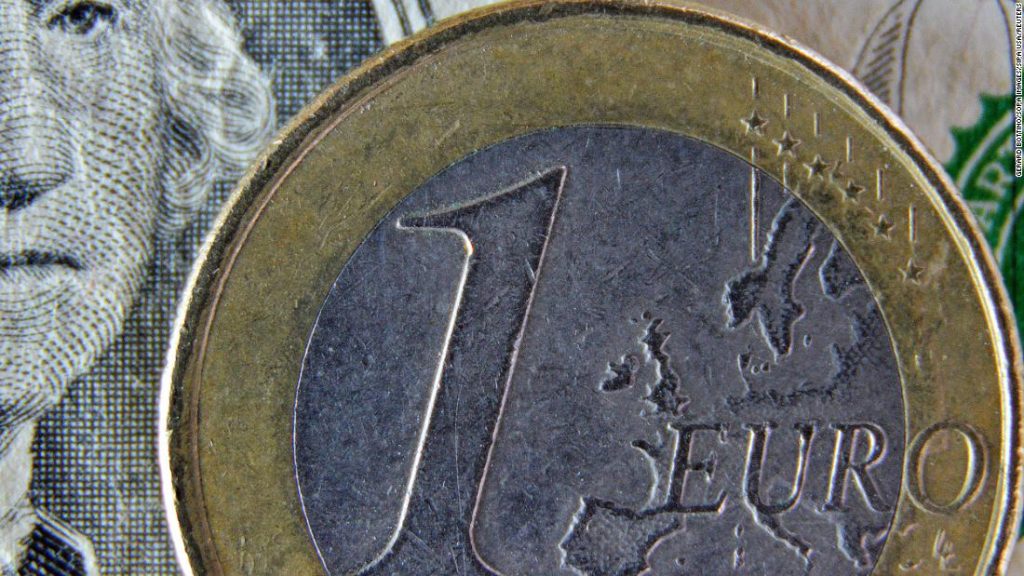 The euro and the US dollar are at par for the first time in 20 years