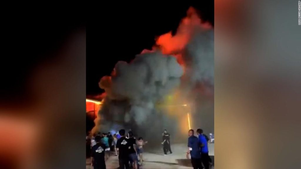 Fire in a nightclub in Thailand: 14 people were killed in a fire that engulfed a building