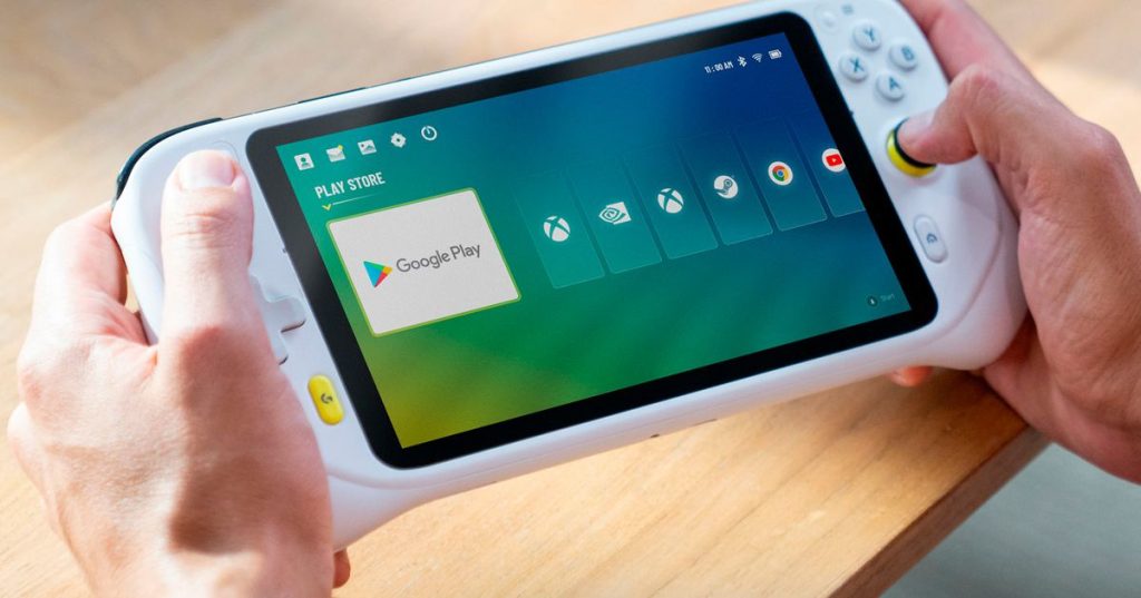 Logitech mobile cloud gaming leaks with Android apps and Switch-like user interface