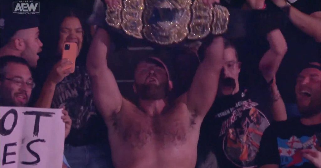 Jon Moxley dominates CM Punk to unite the AEW World title