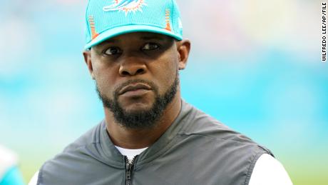 Former Miami Dolphins coach Brian Flores described his offer of money to lose matches