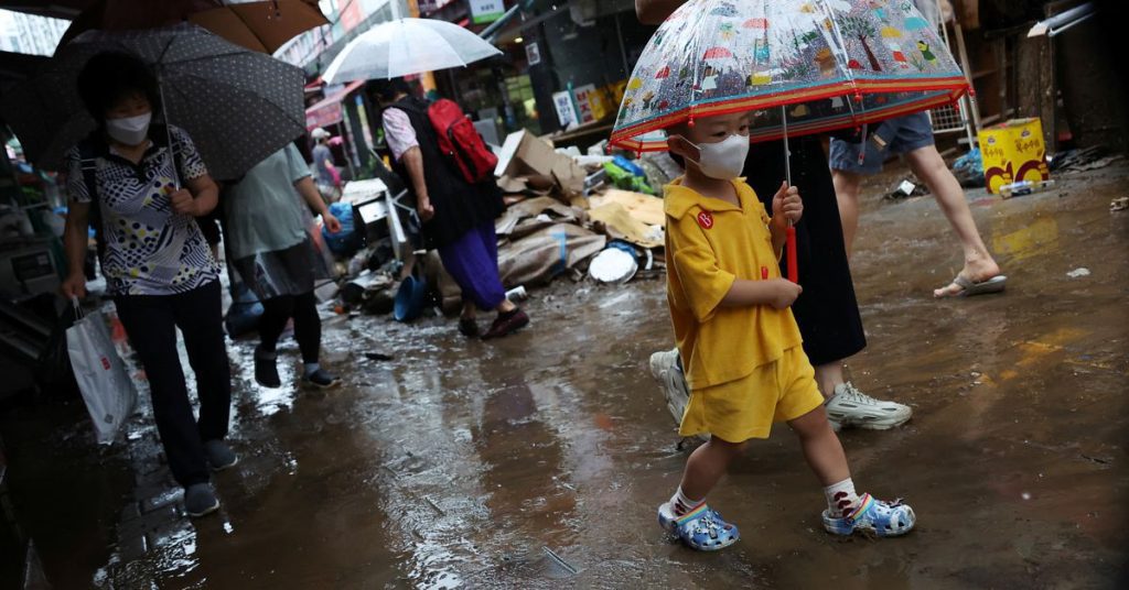 Record rain leaves at least 8 dead in South Korea's capital