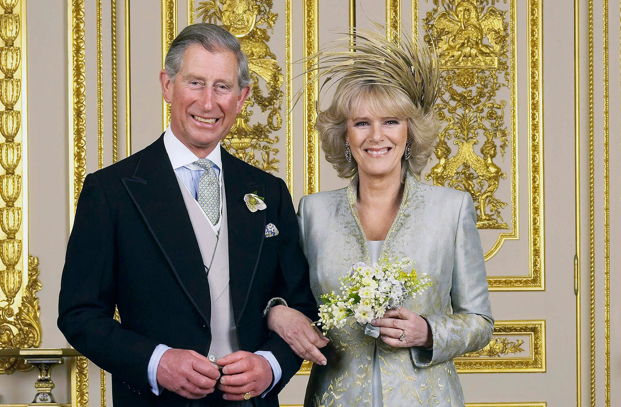 Charles and Camilla after their 2005 wedding. 