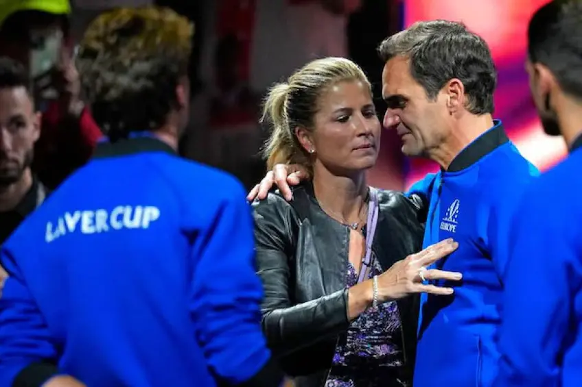 Chris Evert nicknames Roger Federer's wife Mirka as "The Rock"