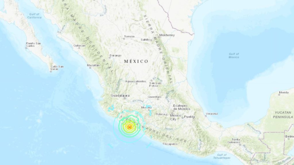 Mexico earthquake: A 6.8-magnitude earthquake strikes Mexico, killing one person