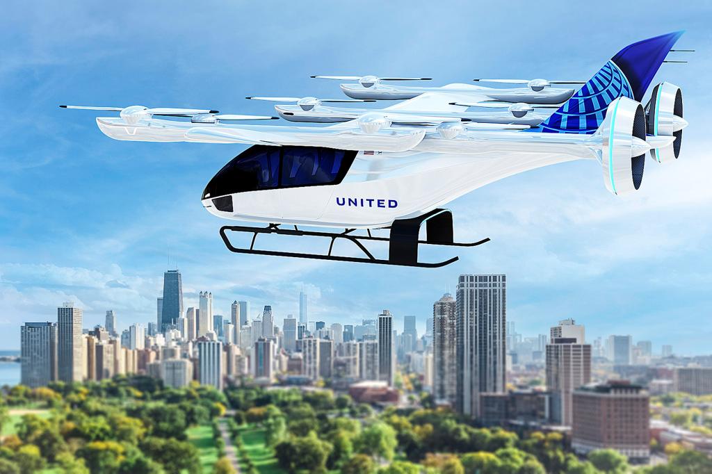 United Airlines invests $15 million in air taxi startup