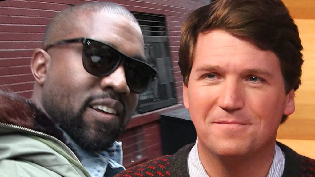 Kanye West sits down with Fox News' Tucker Carlson for an interview in Los Angeles
