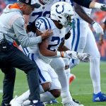 The team says Indianapolis Colts RB Nyheim Hines suffered a concussion after a major injury in Thursday night’s game.