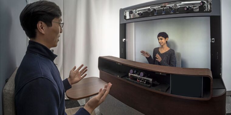 Google is serious about giant video chat booths, and begins real-world testing
