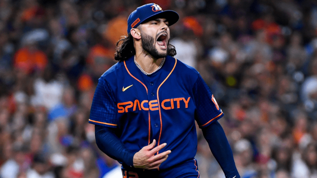 Astros will start Christian Javier in ALCS 3 after Lance McCullers Jr hits a bottle of champagne