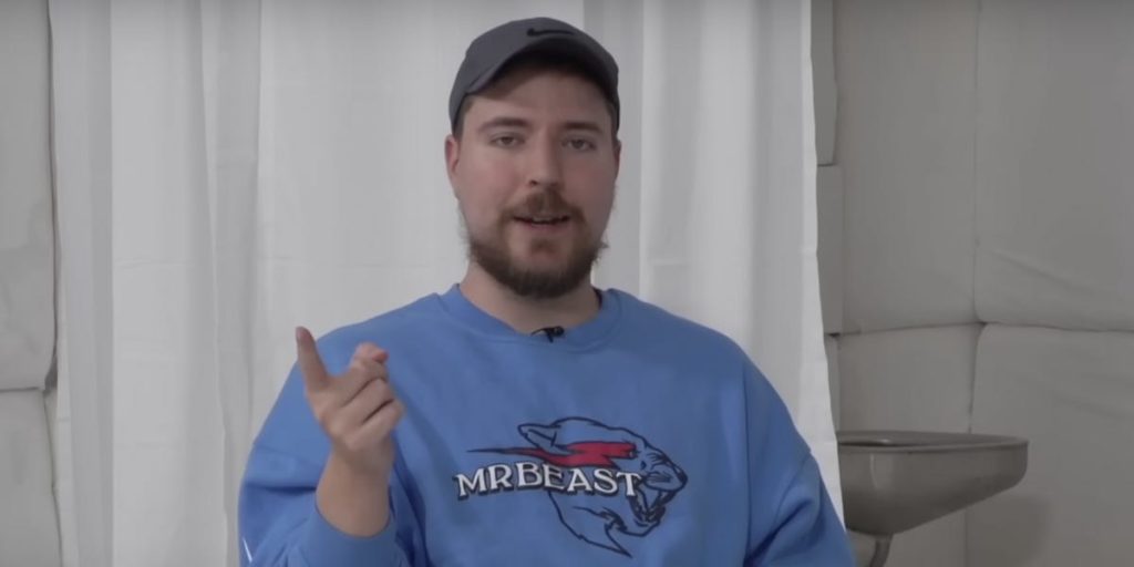 MrBeast said he spent 20 days in a row in the studio making the videos