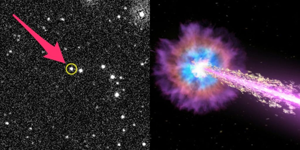 NASA images show the brightest explosion ever recorded