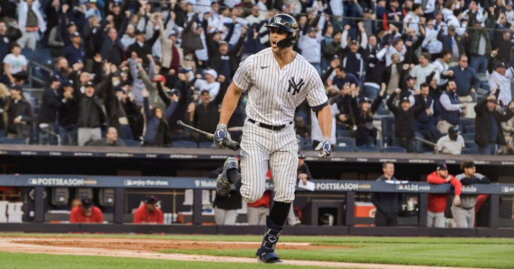 The Yankees Guardians win Game 5, advancing to ALCS