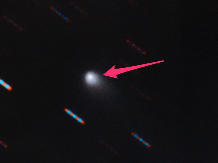 Interstellar Comet C 2019 Q4 sketch