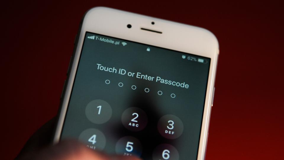 iPhone prompts for passcode